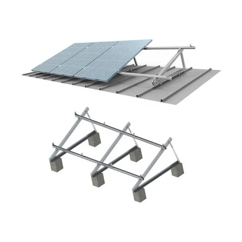 Solaranlage Photovoltaik-Support-Behälter flexibel für Walzmetalldach